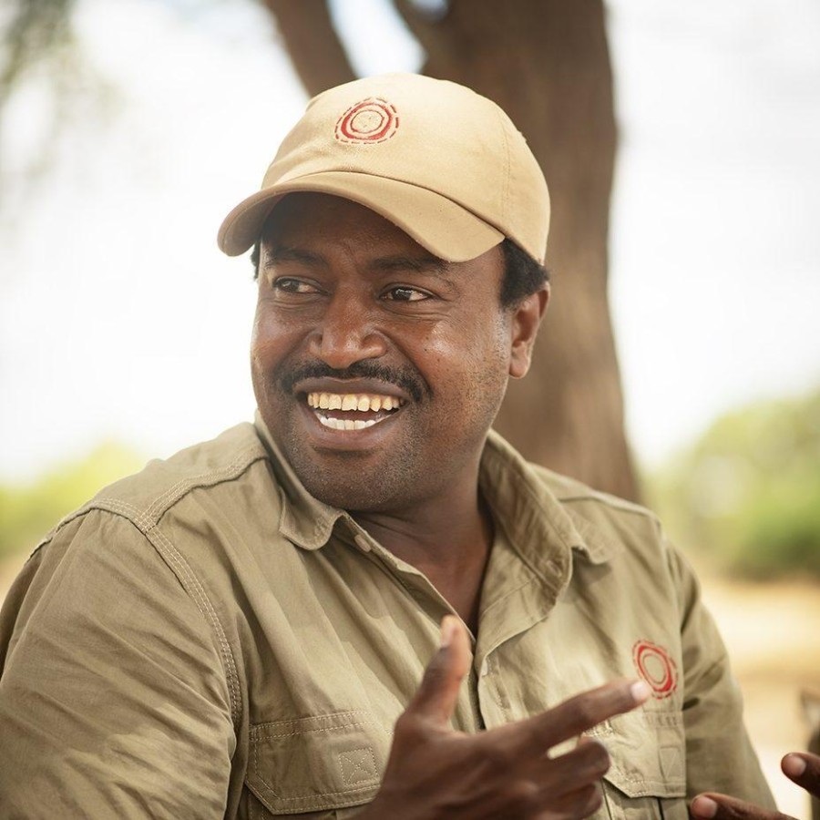 Eddie Burra, expert northern safari guide at nomad, smiling portrait